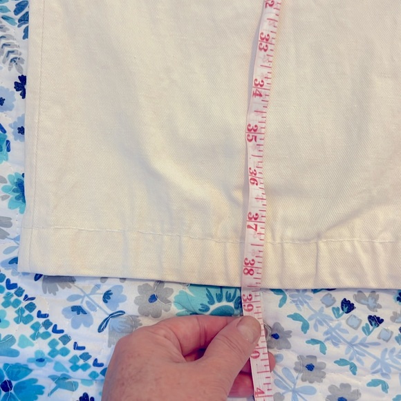 Size US2 Attitude by Jay Manual Women's Linen White Pants with Pockets - Picture 13 of 16